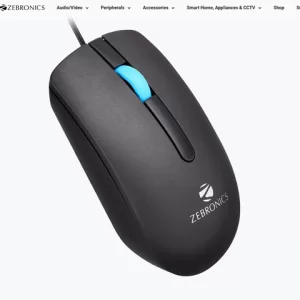 Zebronics Juggle Wired Mouse with 1200 DPI USB interface